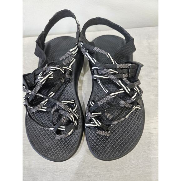 Chaco ZX/3 Women’s Sport Sandals Scatter Black & White Size 6 - Picture 1 of 8
